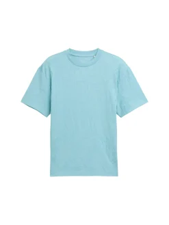 Herren Tom Tailor Denim Relaxed Fit Jacquard T-Shirt