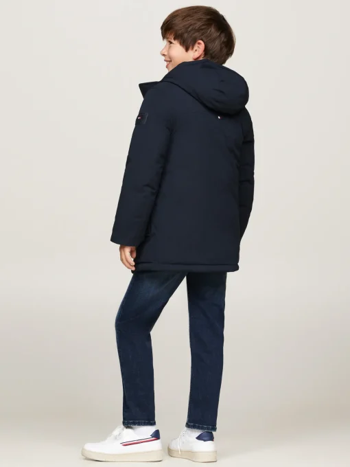 Kinder Tommy Hilfiger Relaxed Fit Parka mit Kapuze