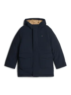 Kinder Tommy Hilfiger Relaxed Fit Parka mit Kapuze