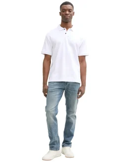 Herren Tom Tailor Denim Relaxed Fit Poloshirt