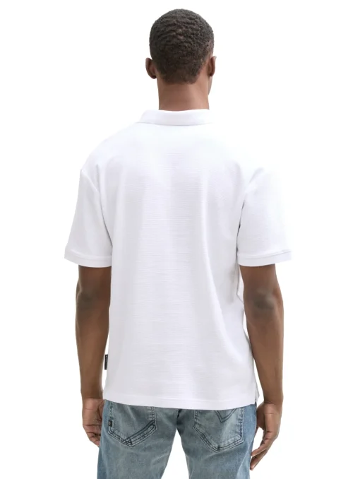 Herren Tom Tailor Denim Relaxed Fit Poloshirt