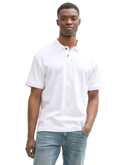 Herren Tom Tailor Denim Relaxed Fit Poloshirt