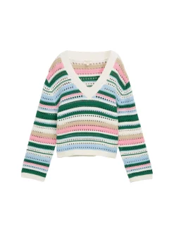 Damen Tom Tailor Denim Relaxed Fit Strickpullover