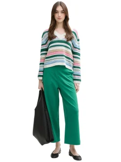 Damen Tom Tailor Denim Relaxed Fit Strickpullover