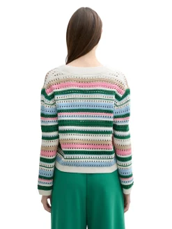Damen Tom Tailor Denim Relaxed Fit Strickpullover