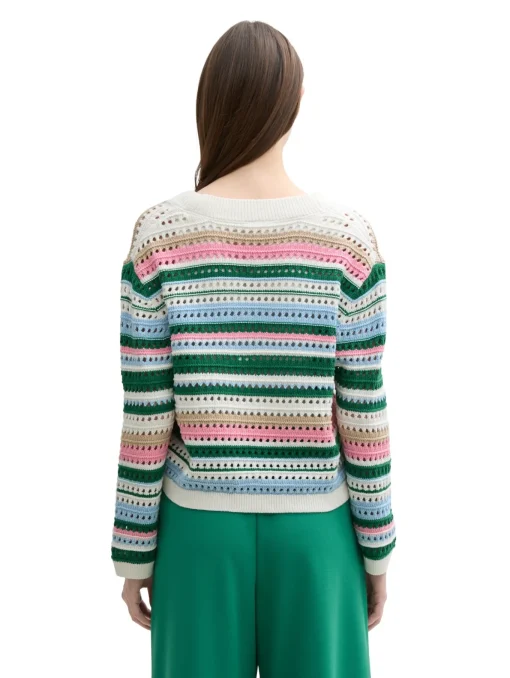 Damen Tom Tailor Denim Relaxed Fit Strickpullover