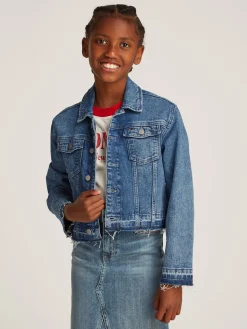 Kinder Tommy Hilfiger Relaxed Fit Trucker-Jeansjacke