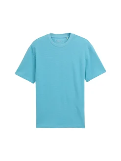 Herren Tom Tailor Denim Relaxed Fit T-Shirt aus Baumwolle