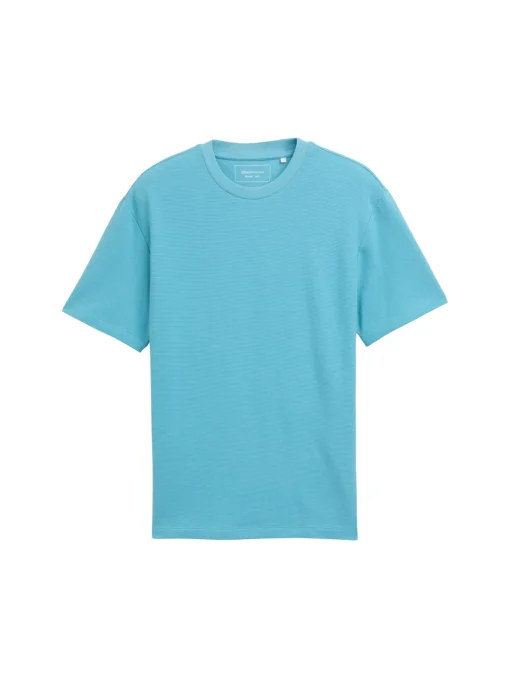 Herren Tom Tailor Denim Relaxed Fit T-Shirt aus Baumwolle