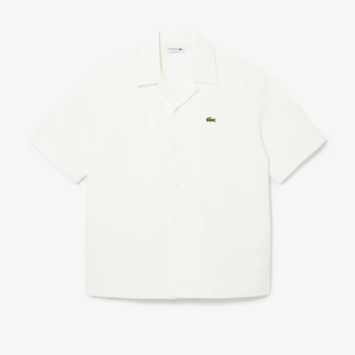 Herren Lacoste Relaxed Fit-Hemd mit strukturierter Waffeloptik