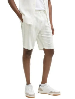 Herren Tom Tailor Denim Relaxed gestreifte Strand Shorts