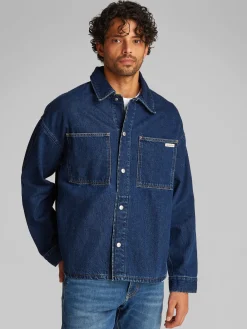 Herren Calvin Klein Jeans Relaxed Jeansjacke