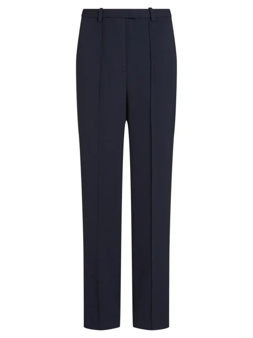 Damen Tommy Hilfiger Relaxed Straight Leg Fit Hose mit Nahtdetails