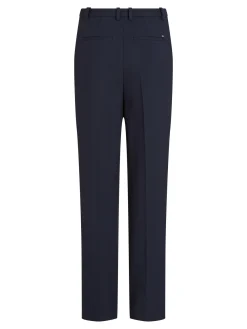 Damen Tommy Hilfiger Relaxed Straight Leg Fit Hose mit Nahtdetails