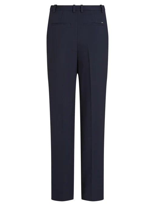 Damen Tommy Hilfiger Relaxed Straight Leg Fit Hose mit Nahtdetails