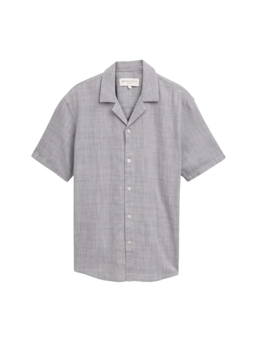 Herren Tom Tailor Denim Relaxed strukturiertes Hemd