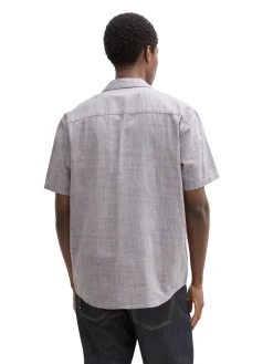 Herren Tom Tailor Denim Relaxed strukturiertes Hemd