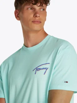 Herren Tommy Jeans Relaxed T-Shirt mit Grafik und Rückenlogo