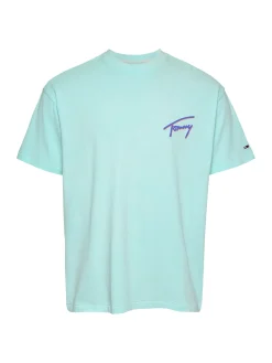 Herren Tommy Jeans Relaxed T-Shirt mit Grafik und Rückenlogo