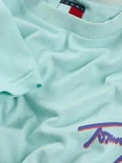 Herren Tommy Jeans Relaxed T-Shirt mit Grafik und Rückenlogo