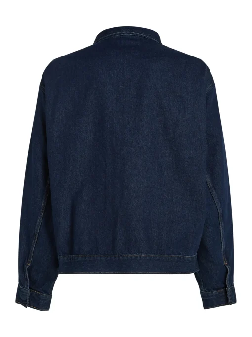 Herren Calvin Klein Jeans Relaxed Zip Jeansjacke
