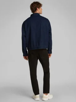 Herren Calvin Klein Jeans Relaxed Zip Jeansjacke