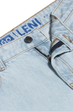 Damen Hugo Blue Relaxed-Fit Jeans aus blauem Denim