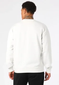 Herren Hugo Red Relaxed-Fit Sweatshirt aus Baumwoll-Terry mit Doppel-Logo