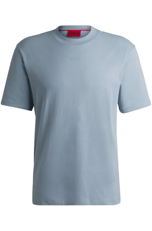 Herren Hugo Red Relaxed-Fit T-Shirt aus Baumwolle mit Logo-Print