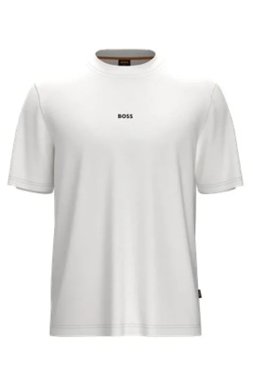 Herren Boss Orange RELAXED-FIT T-SHIRT AUS STRETCH-BAUMWOLLE