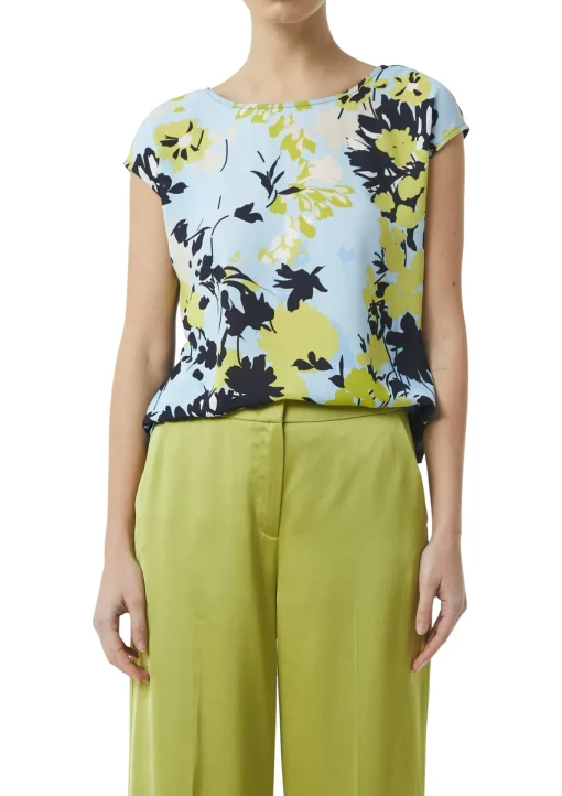 Damen Comma Relaxed-Fit-Shirt mit Frontprint