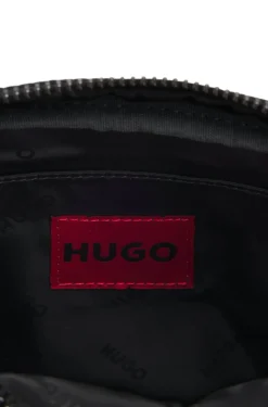 Herren Hugo Red Reporter-Tasche mit gestapeltem Logo