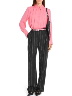 Damen Marc Cain Rethink Together Bluse mit Falten