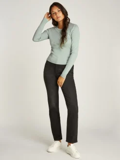Damen Calvin Klein Jeans Rib Longsleeve