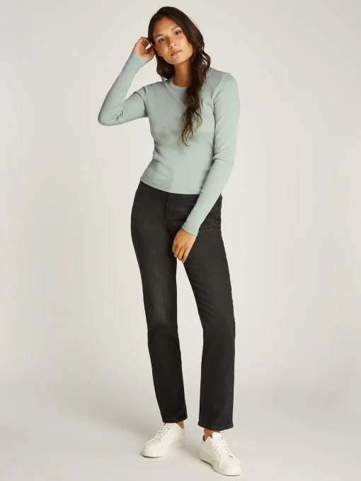 Damen Calvin Klein Jeans Rib Longsleeve