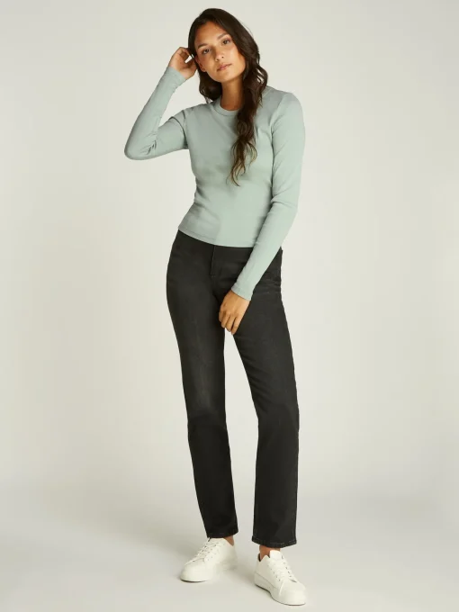 Damen Calvin Klein Jeans Rib Longsleeve