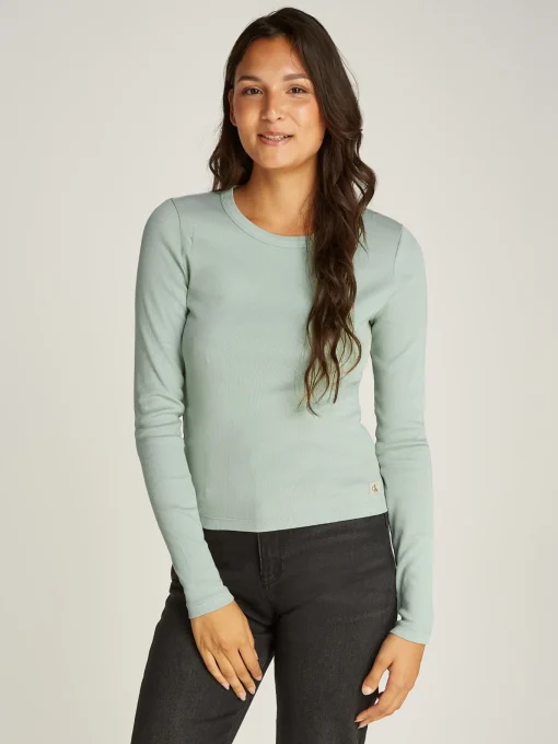 Damen Calvin Klein Jeans Rib Longsleeve