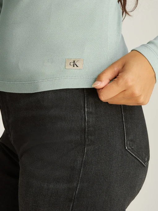 Damen Calvin Klein Jeans Rib Longsleeve