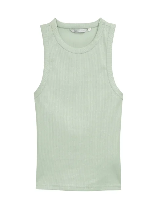 Damen Tom Tailor Denim Rib Top