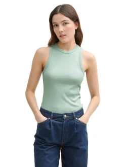 Damen Tom Tailor Denim Rib Top