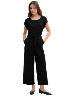 Damen Tom Tailor Denim Ribbed Overall