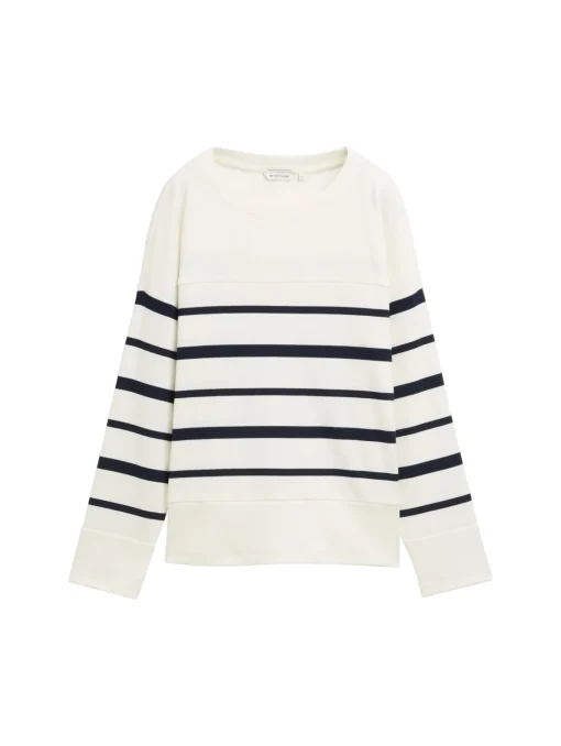 Damen Tom Tailor Ripp Langarmshirt