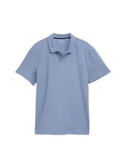 Herren Tom Tailor Ripp Poloshirt mit Stretch-Anteil