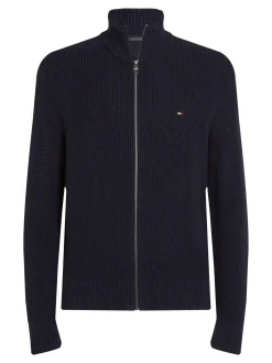 Herren Tommy Hilfiger Ripp Strickjacke
