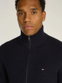 Herren Tommy Hilfiger Ripp Strickjacke