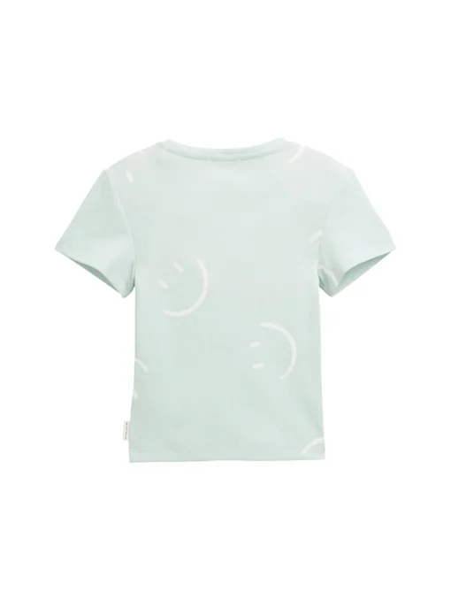Kinder Tom Tailor Denim Ripp T-Shirt mit Muster