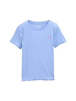 Kinder Tom Tailor Denim Ripp T-Shirt mit Print
