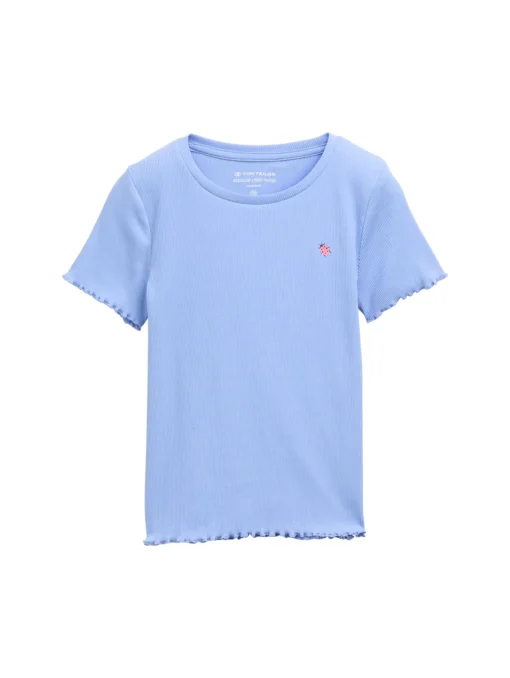 Kinder Tom Tailor Denim Ripp T-Shirt mit Print
