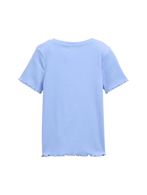 Kinder Tom Tailor Denim Ripp T-Shirt mit Print