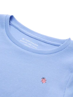 Kinder Tom Tailor Denim Ripp T-Shirt mit Print